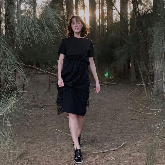 Simone Rocha x H&M Black Lace T-Shirt Dress - Picture 5 of 14